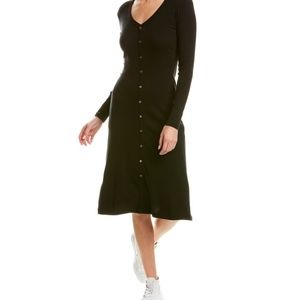 James Press Ribbed Cardigan Dress